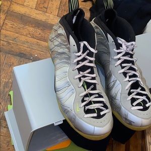 Nike Foamposite One PRM 'Silver Volt Camo' Reflect